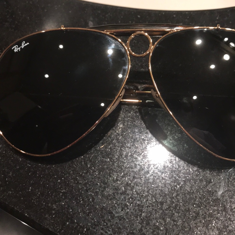 Ray ban shooter aviator sunglasses